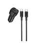 АЗУ Borofone BZ34A Cloud PD20W (1USB-C) + кабель Type-C to Type-C Black