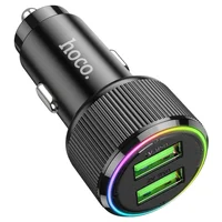 АЗУ Hoco NZ14 Guerrero QC3.0 18W total 38W (2USB-A) Black