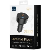 АЗУ WIWU CC026 Warriors PD200W+QC3.0 (1USB-A/2C) Black