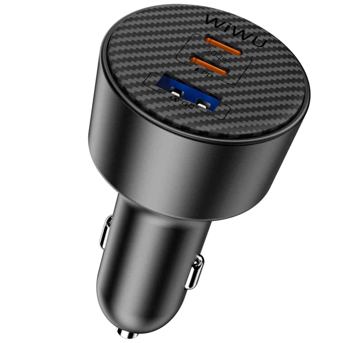 АЗУ WIWU CC026 Warriors PD200W+QC3.0 (1USB-A/2C) Black