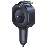 АЗУ Baseus PrimeTrip VR2 45W with retractable cable (2USB-C) (C02069) Cosmic Black