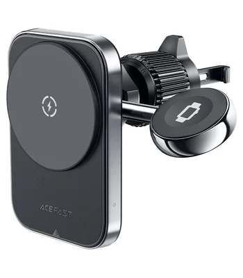 Автодержатель с БЗУ Acefast D18 2in1 in-car Black