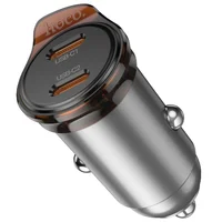 АЗУ Hoco NZ16B Rigorous PD45W (2USB-C) Metal grey