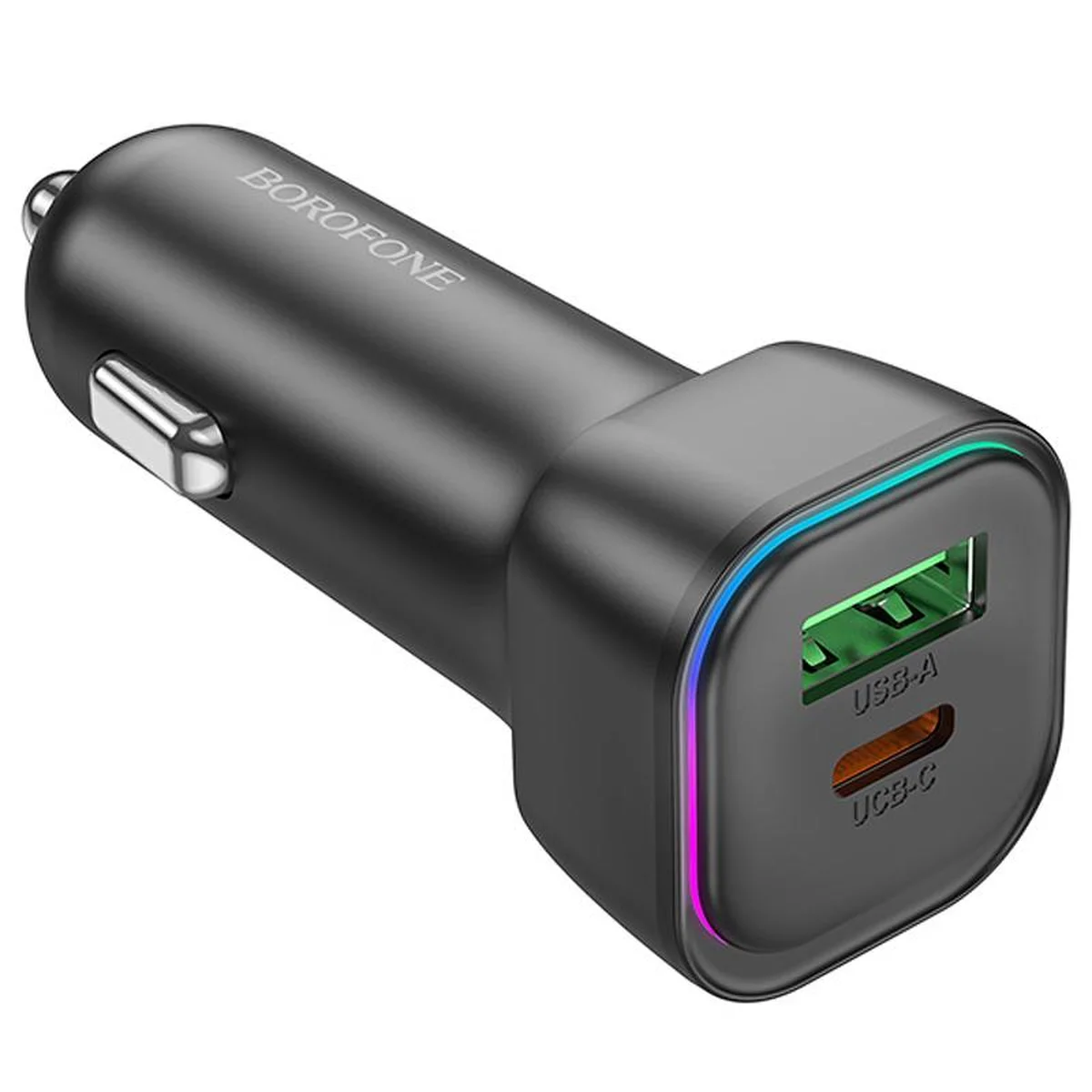 АЗУ Borofone BZ28A Trophie PD30W+QC3.0 (1USB-A/1C) Black