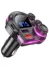 АЗУ FM модулятор Hoco DFM01 Legend 20W+QC3.0 (2USB-A/1C) Black
