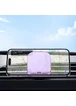 Автодержатель с БЗУ Hoco HW17 Crystal (air outlet) Romantic purple