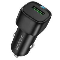 АЗУ Borofone BZ34 Cloud QC3.0 18W (1USB-A) Black