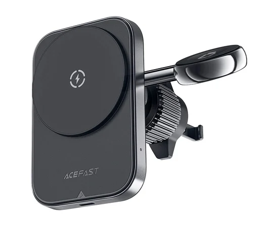 Автодержатель с БЗУ Acefast D18 2in1 in-car Black