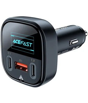 АЗУ Acefast B5 PD36W+QC4.0 total 101W (1USB-A/2C) Black