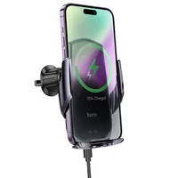 Автодержатель с БЗУ Hoco CA202 Plus Black