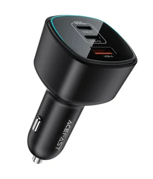 АЗУ Acefast B18 PD100W+QC3.0 total 200W (1USB-A/2C) Black