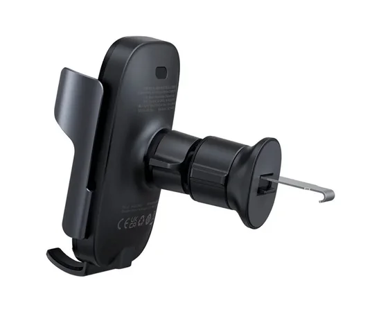 Автодержатель с БЗУ Baseus Milky Way Pro Wireless Charging Electric Car Mount 15W (C40357000111-0) Cluster Black