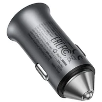 АЗУ Acefast B16 PD65W+QC3.0 total 95W (1USB-A/1C) Gray