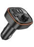 АЗУ FM модулятор Borofone BC59 Heroic (2USB-A/1C) Black