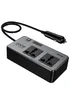 АЗУ инвертор Hoco Z66 New PD66W+QC3.0 (2USB-A/1C/2xSocket) (0.5m) Black