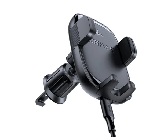 Автодержатель с БЗУ Acefast D48 Air Vent Black