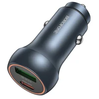 АЗУ Borofone BZ32B Fresh PD30W+QC3.0 total 48W (1USB-A/1C) Metal gray