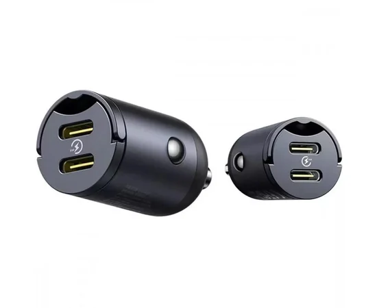АЗУ Baseus Tiny Star Mini 30W (2USB-C) (C00035001121) Black