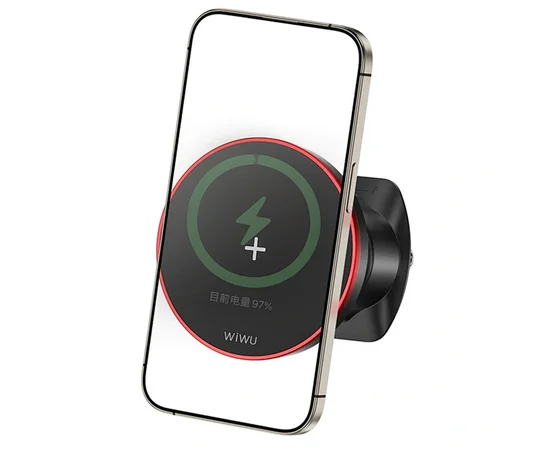 Автодержатель с БЗУ WIWU CH-316 Black