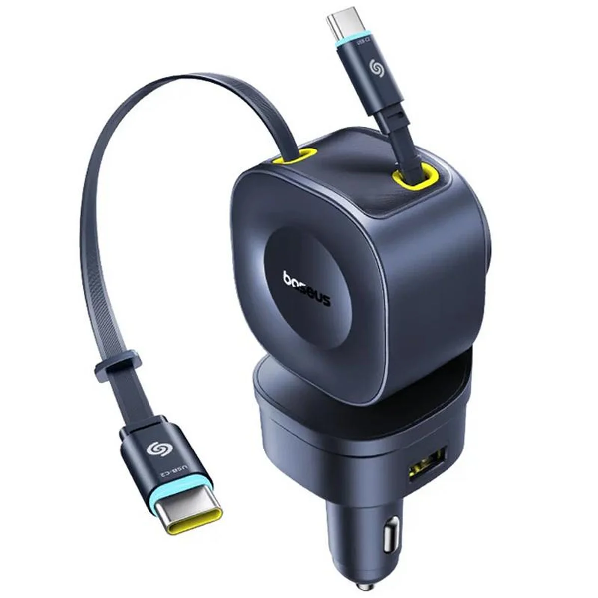 АЗУ Baseus PrimeTrip VR2 Max PD100W+QC3.0 with retractable cable (1USB-A/3C) (C02066) Cosmic Black