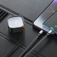 АЗУ Hoco NZ13 Clever PD30W + выдвижные кабеля Type-C and Lightning Black