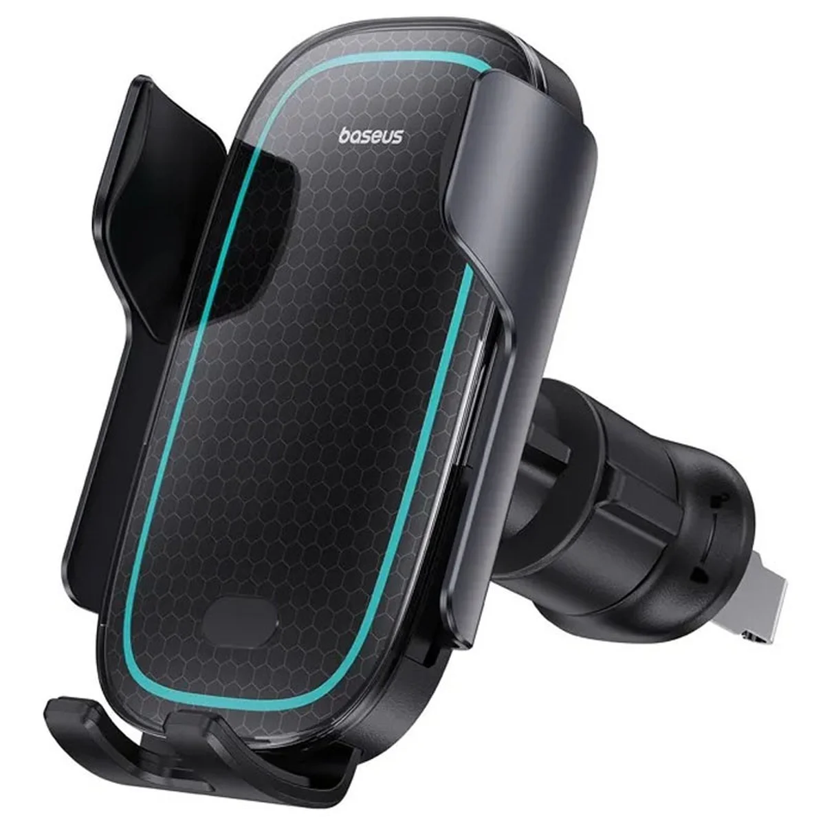 Автотримач із БЗУ Baseus Milky Way Pro Wireless Charging Electric Car Mount 15W (C40357000111-0) Cluster Black