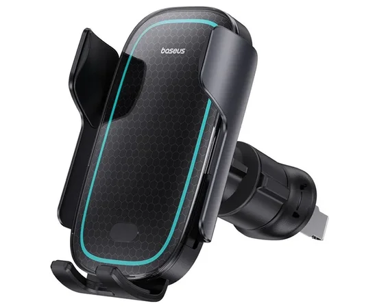 Автодержатель с БЗУ Baseus Milky Way Pro Wireless Charging Electric Car Mount 15W (C40357000111-0) Cluster Black