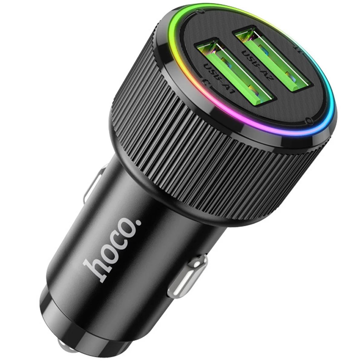 АЗУ Hoco NZ14 Guerrero QC3.0 18W total 38W (2USB-A) Black