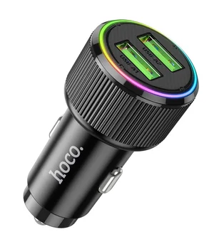 АЗУ Hoco NZ14 Guerrero QC3.0 18W 38W (2USB-A) Black