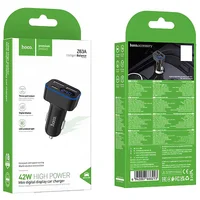 АЗУ Hoco Z63A Barry PD42W+QC3.0 (2USB-A/1C) Black