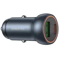 АЗУ Borofone BZ32A Fresh PD30W+QC3.0 (1USB-A/1C) Metal gray