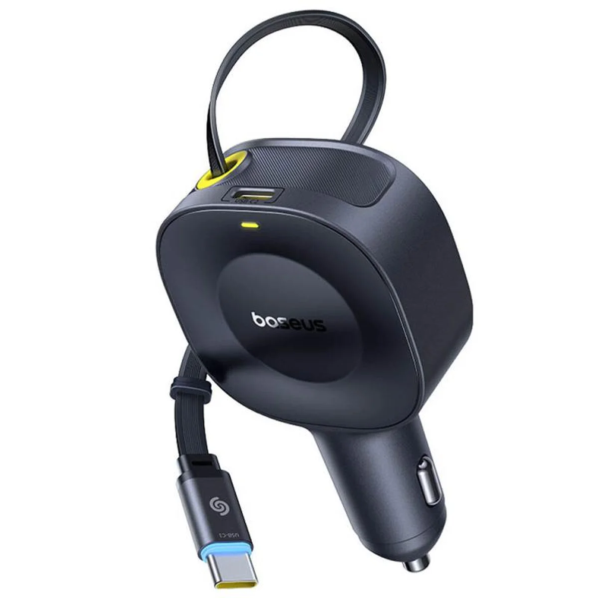 АЗУ Baseus PrimeTrip VR2 45W з retractable cable (2USB-C) (C02069) Cosmic Black