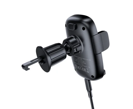 Автодержатель с БЗУ Acefast D48 Air Vent Black