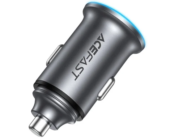 АЗУ Acefast B15 PD20W+QC3.0 65W (1USB-A/1C) Gray