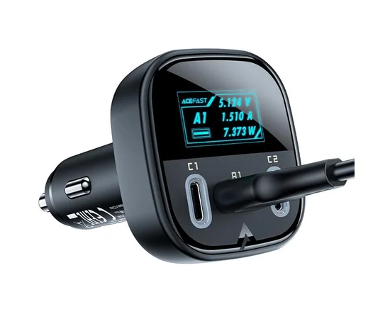 АЗУ Acefast B5 PD36W+QC4.0 total 101W (1USB-A/2C) Black