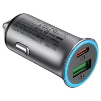 АЗУ Acefast B16 PD65W+QC3.0 95W (1USB-A/1C) Gray