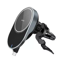 Автоутримувач із БЗУ WIWU CH-315 Gray