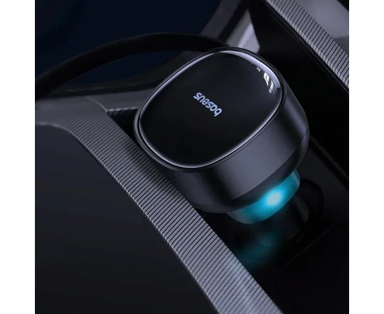 АЗУ Baseus Enjoyment Pro 60W (1USB-C) + выдвижной кабель Type-C (C00057802111-01) Cluster Black