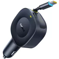 АЗУ Baseus PrimeTrip VR2 30W with retractable cable (2USB-C) (C0206401) Cosmic Black
