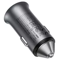 АЗУ Acefast B16 PD65W+QC3.0 95W (1USB-A/1C) Gray