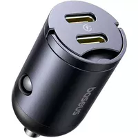 АЗУ Baseus Tiny Star Mini 30W (2USB-C) (C00035001121) Black