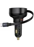 АЗУ Baseus Enjoyment Pro PD60W+QC3.0 with retractable cable (1USB-A/1C) (C000578) Cluster Black