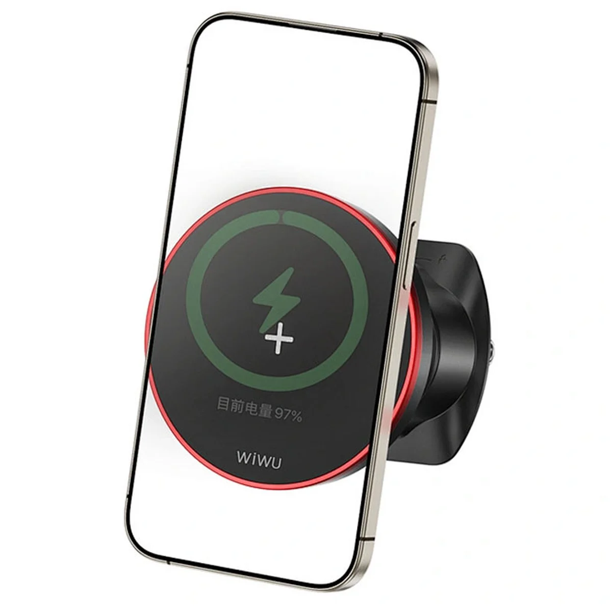 Автотримач із БЗУ WIWU CH-316 Black