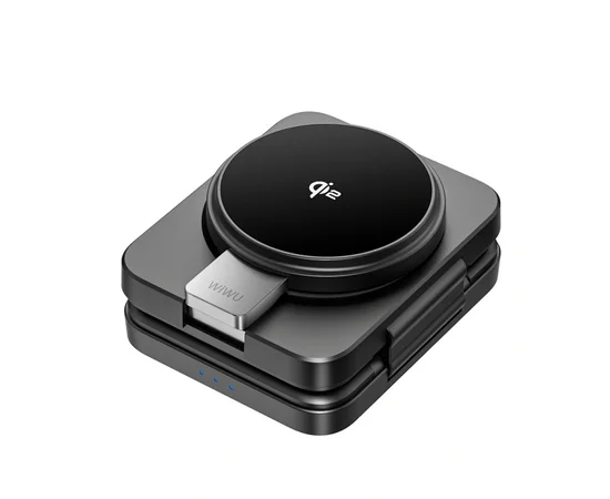 БЗУ WIWU Wi-W028 QI2 3 in 1 Wireless Charger Black