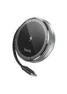 БЗУ Hoco CQ18 Flash 2in1 Magnetic + iWatch (з retractable cable Type-C) Silver