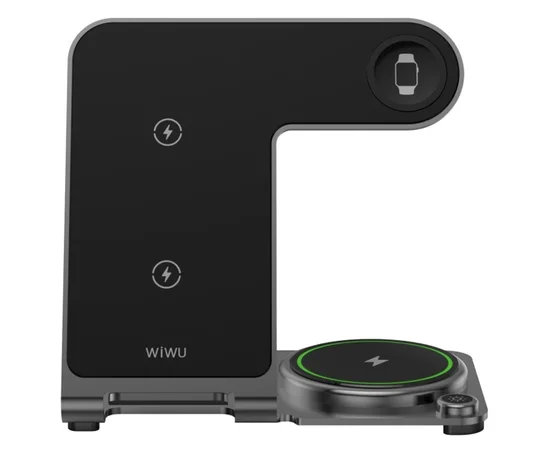 БЗУ WIWU Wi-W005 3 in 1 wireless charger Black
