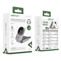 БЗУ Acefast E22 desktop 3-in-1 Metal gray