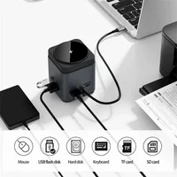 БЗУ + HUB WIWU Wi-W025 Cub 9in1 USB-C Gray