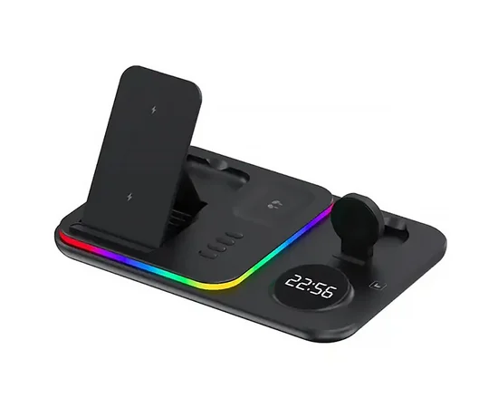 БЗУ + часы A82 4in1 Black