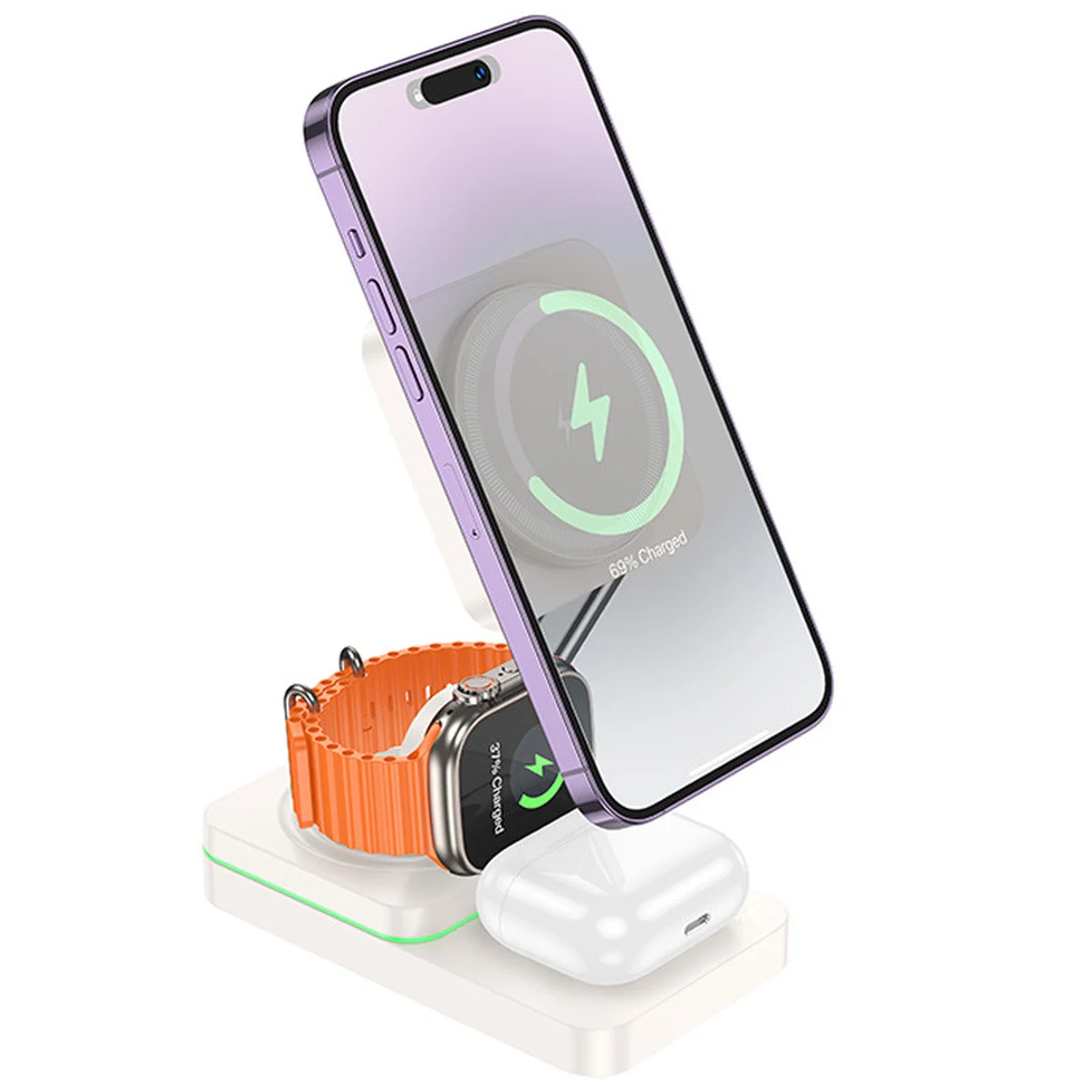 БЗУ Hoco CQ10 Consuelo 3-in1 Milky White